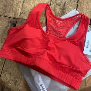ZYIA red bomber bra Large